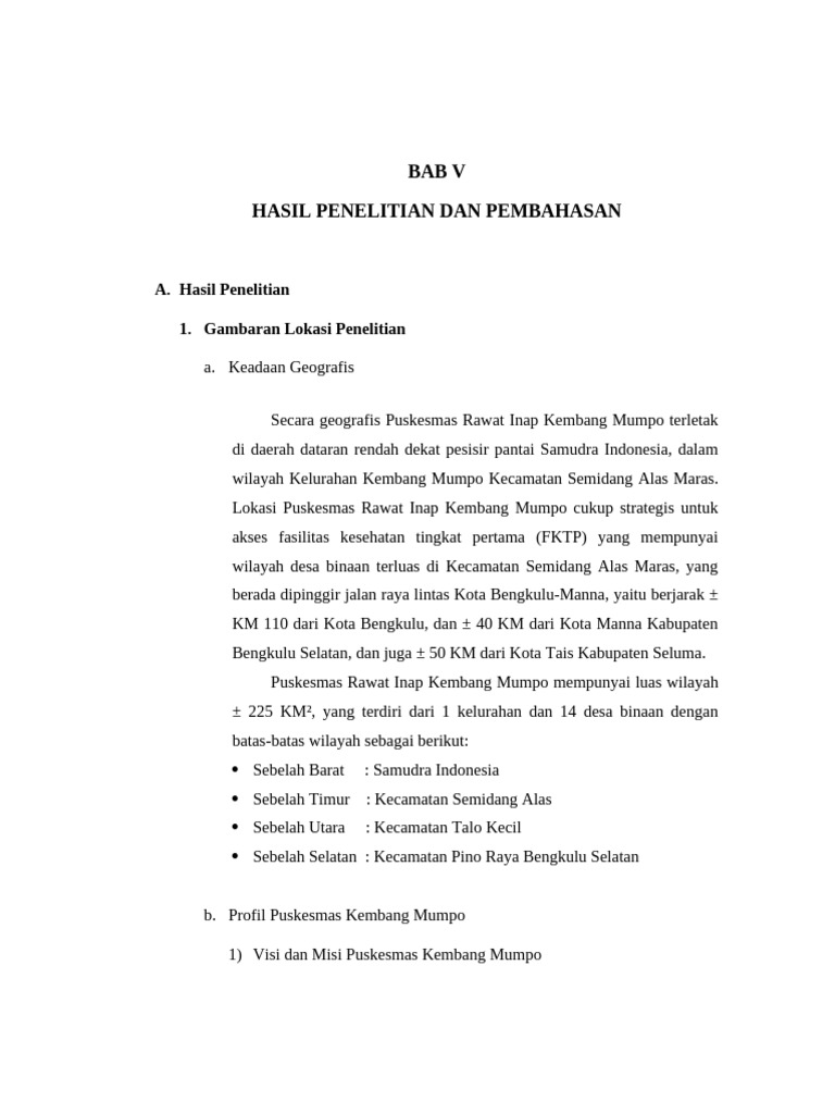 Bab V | PDF