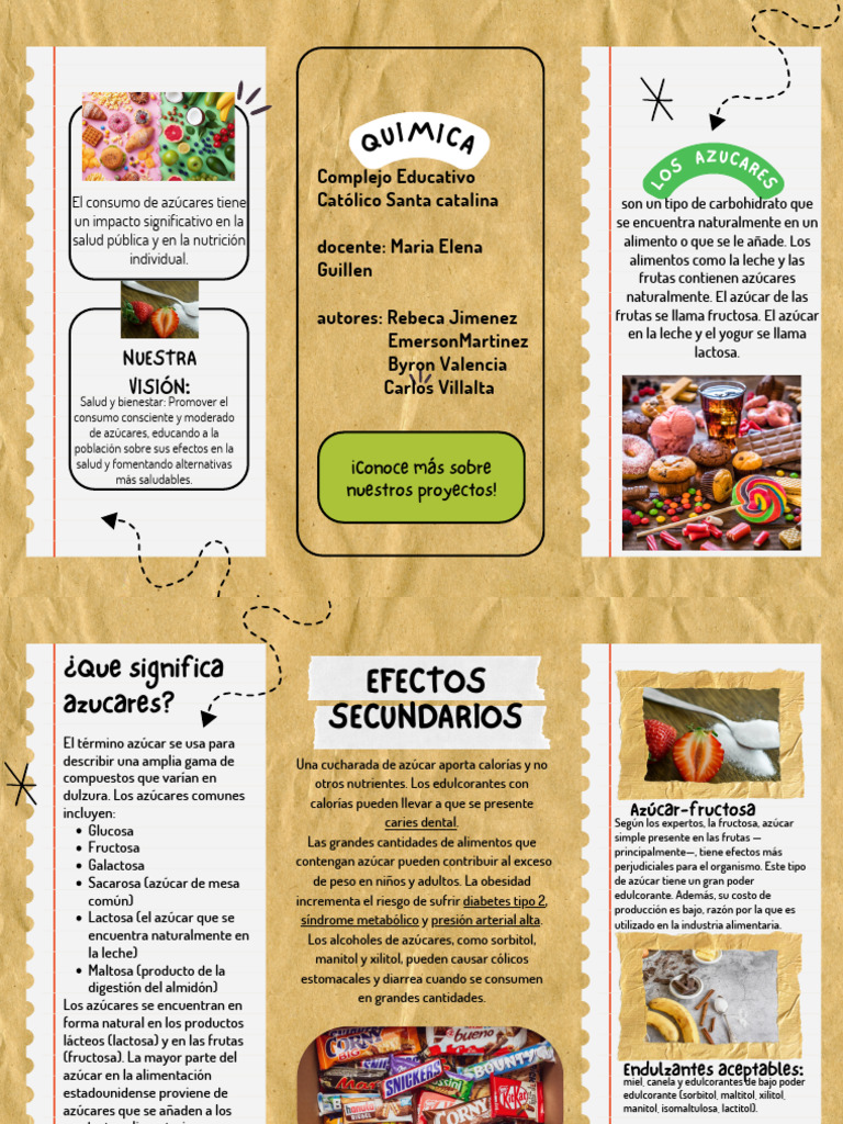Triptico de Los Azucares | PDF