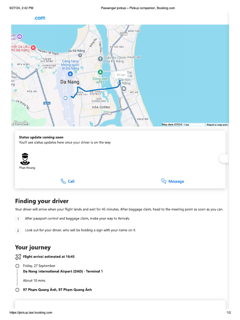 Passenger Pickup Pdf