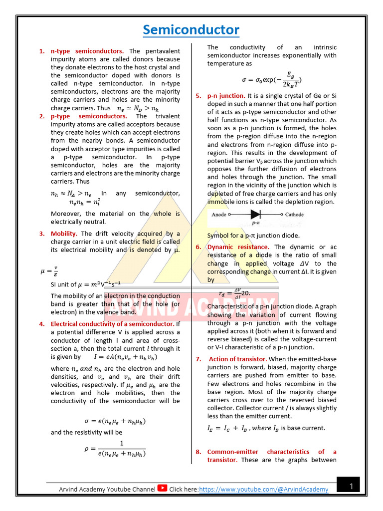 Chap 14 Semiconductor - 5ef9cd8f d6db 4216 8ad8 d88d4fc4b223 | PDF
