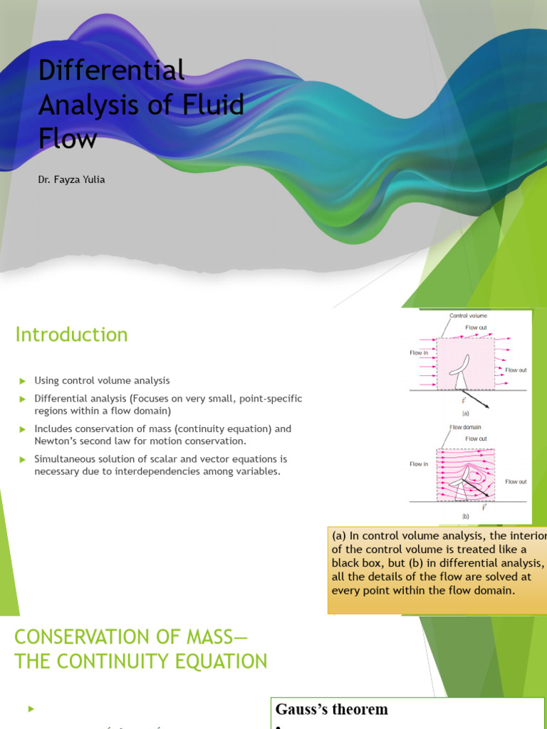 Week-6 Differential Analysis of Fluid Flow | PDF | Fluid Mechanics ...