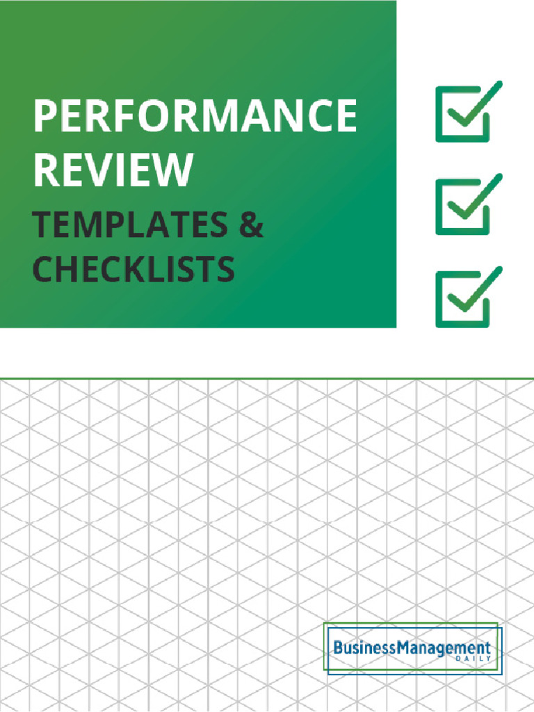 Performance Review Template Pdf