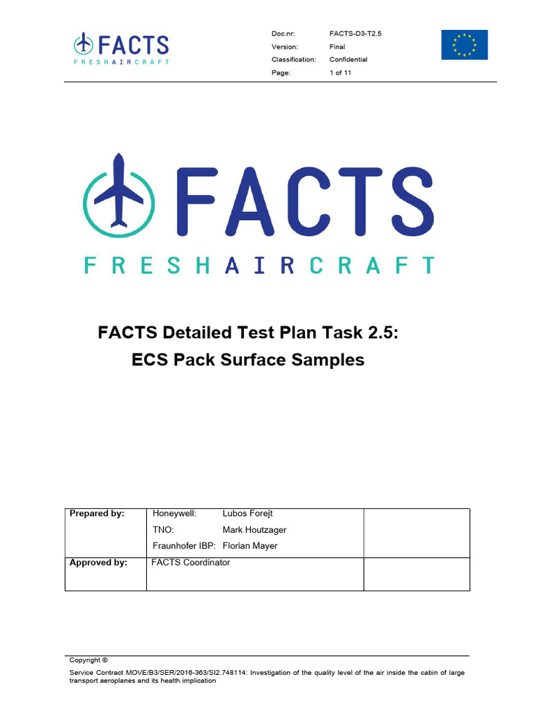 Facts-D3-T2.5 Detailed Test Plan Ecs Pss | PDF