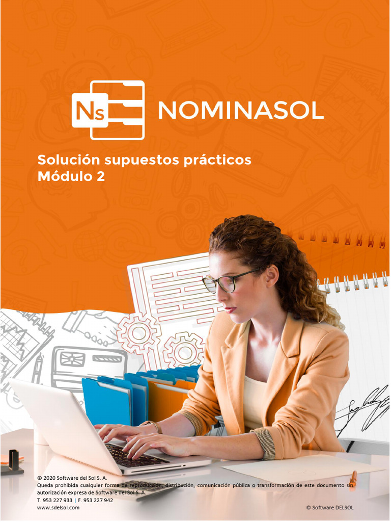 Solucionario Supuesto Práctico. Módulo 2 | PDF