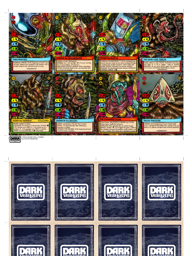 DV Crawl Cards 1e Hi | PDF