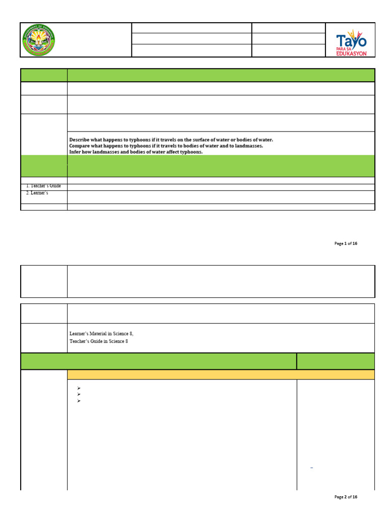 Grade 8 - 2ND Quarter - Week 5 - Day 3 - 4 | PDF