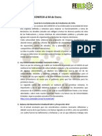 Informe Situación CONFECH Al 04 de Enero