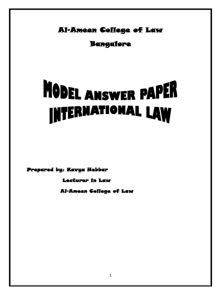 Does International Law Exist