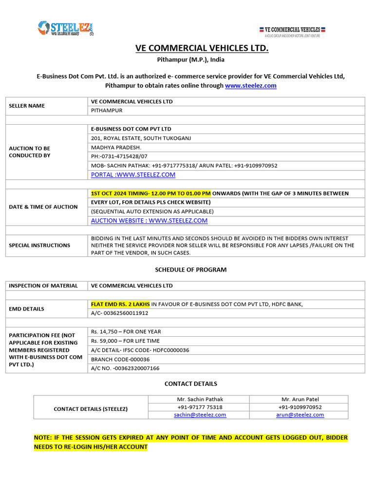 Ve Comm Pithmpr DT 1ST Oct 24 | PDF