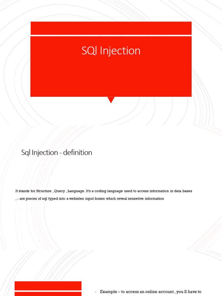 SQL Injections | PDF