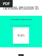 Chevening Scholarship Reference Guide | PDF