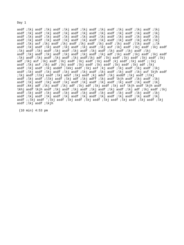 Typing practice pdf