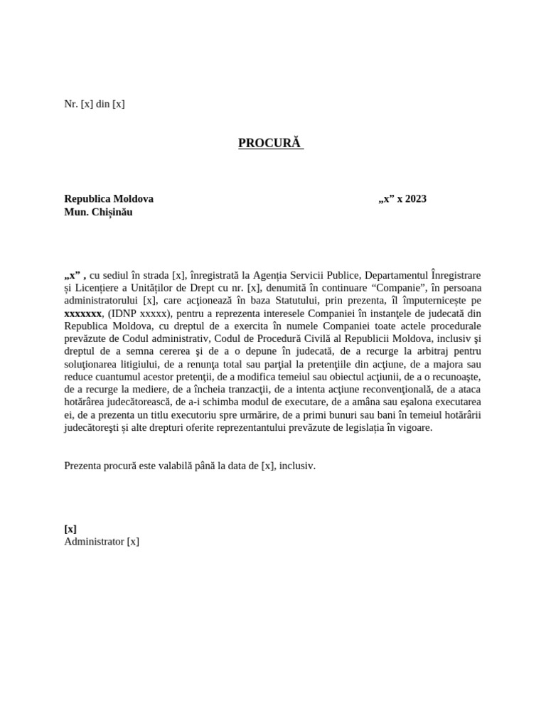 Procura Model | PDF