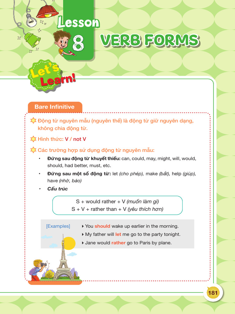 Verb Form - Thay Bui Van Vinh | PDF