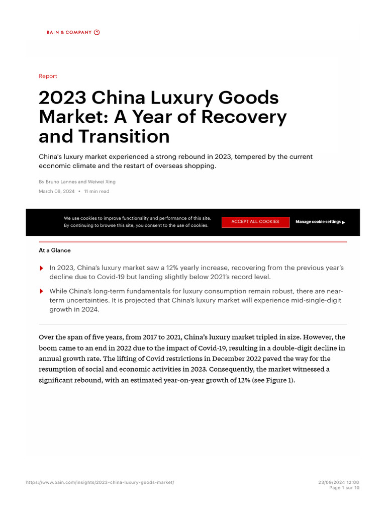 2023 china luxury goods market a year of recovery and transition