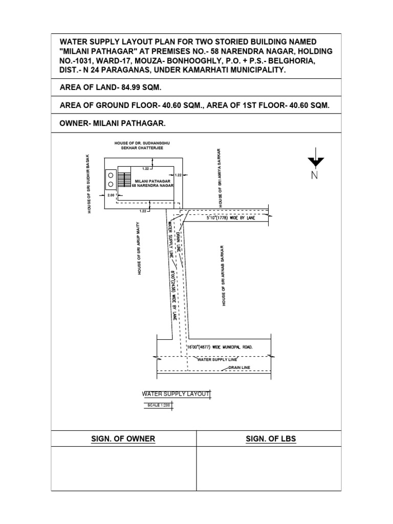 Milani Pathagar - Water Supply Layout | PDF