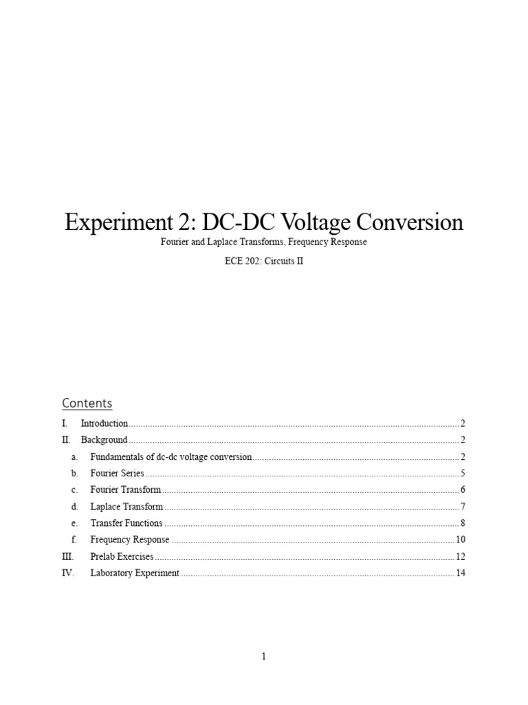Experiment 2 | PDF