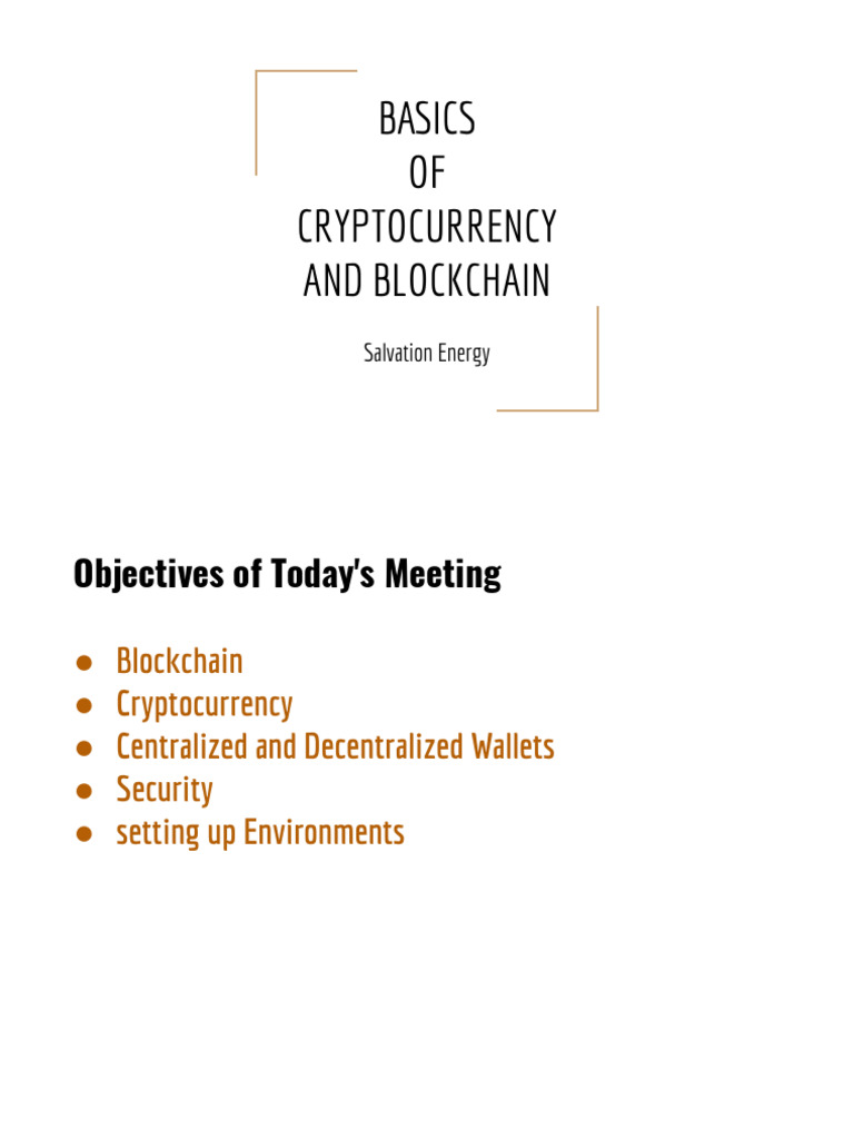 Basics of Blockchain and Cryptocurrency | PDF | Cryptocurrency | Bitcoin