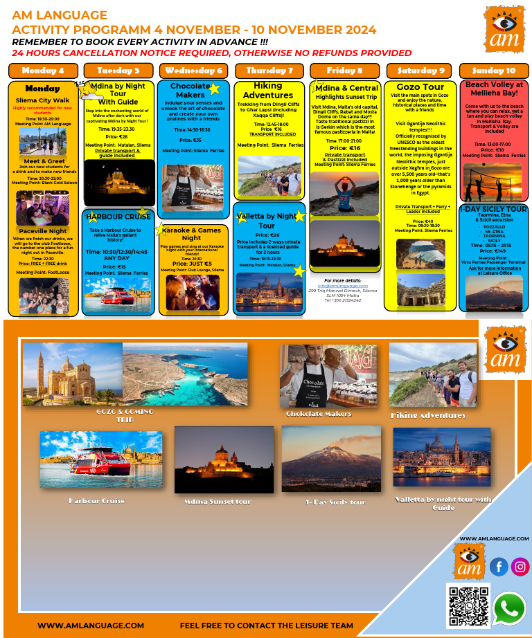 Activity-Programme-Week 45 | PDF