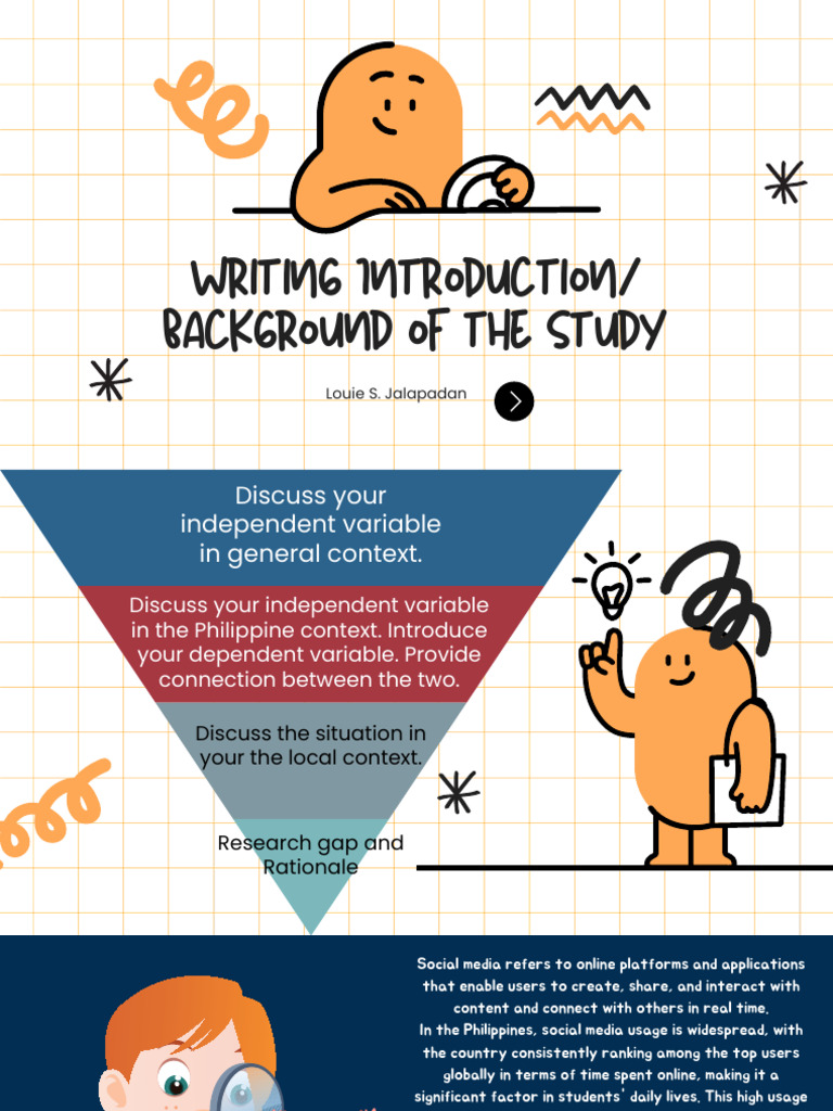 Writing Introduction Background of The Study 1 | PDF | Social Media ...