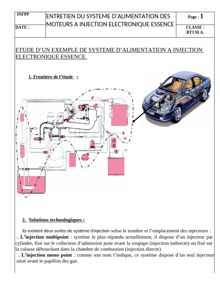 Cours Injection Essence | PDF