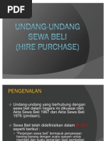 Uu Sewa Beli Amendment