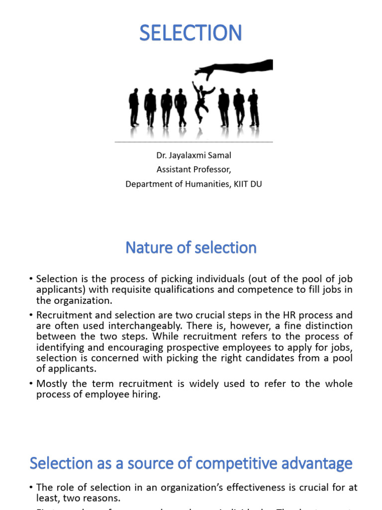 Effective Selection Process in HR | PDF | Recruitment | Employment