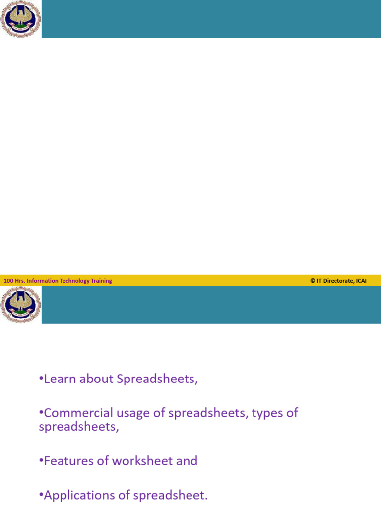 Section-B-MS-Excel CH 1 | PDF
