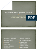 Modified Barthel Index