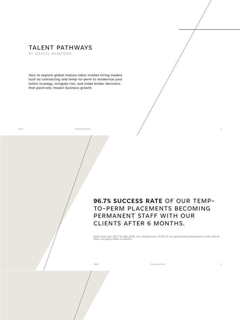 Talent Pathways | PDF