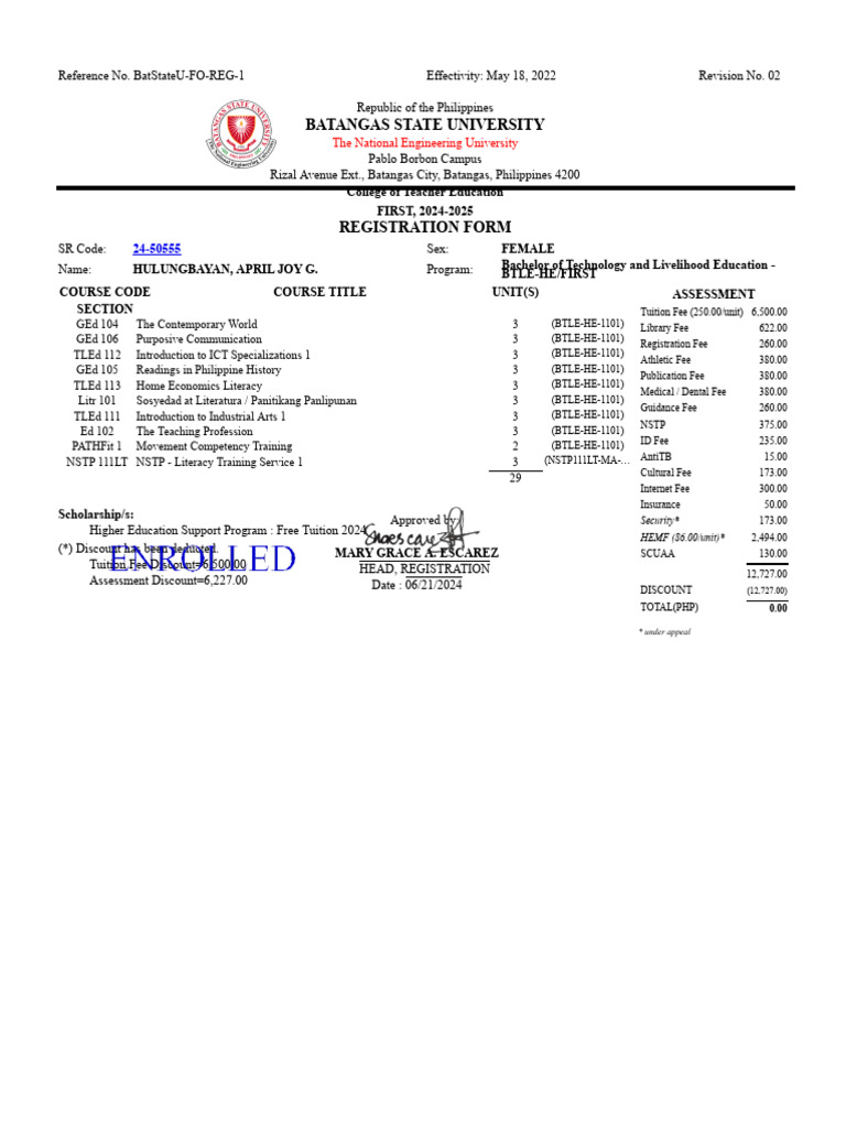 Student Portal Dashboard Pdf