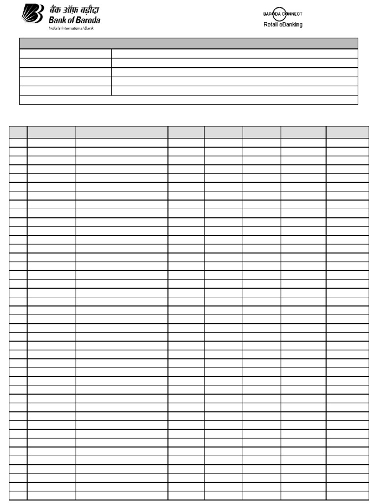 Account statement pdf