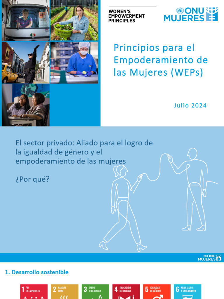 2024-7 ONU Mujeres México-WEPs RedESR | PDF