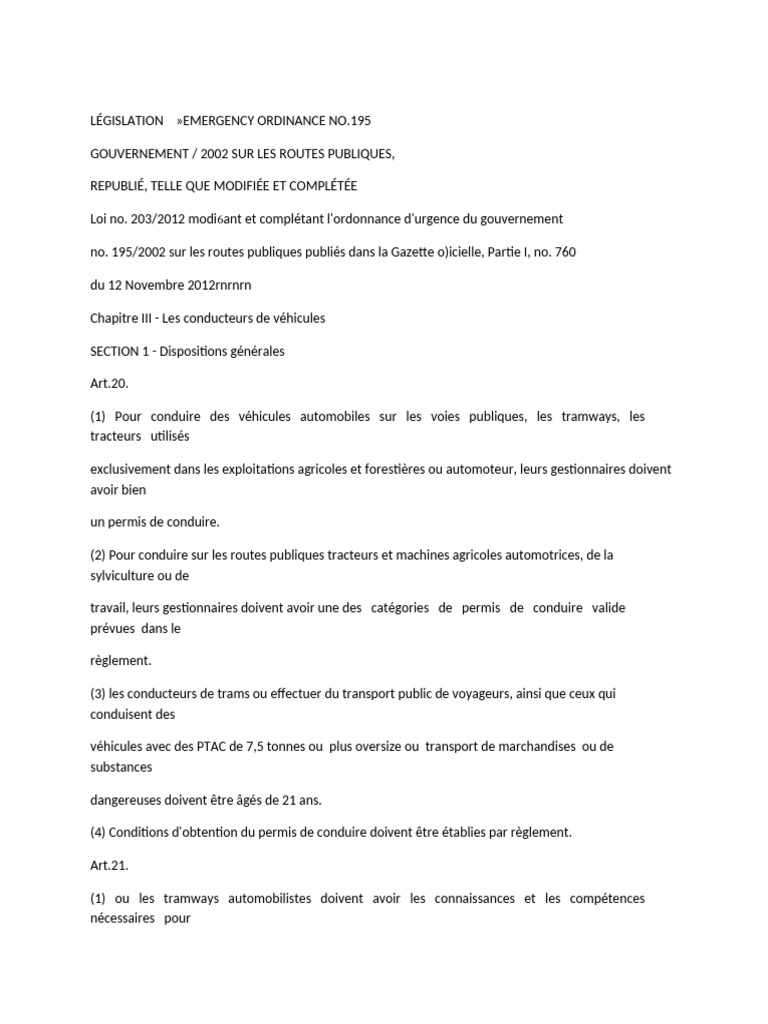 Franceza Cod Rutier | PDF