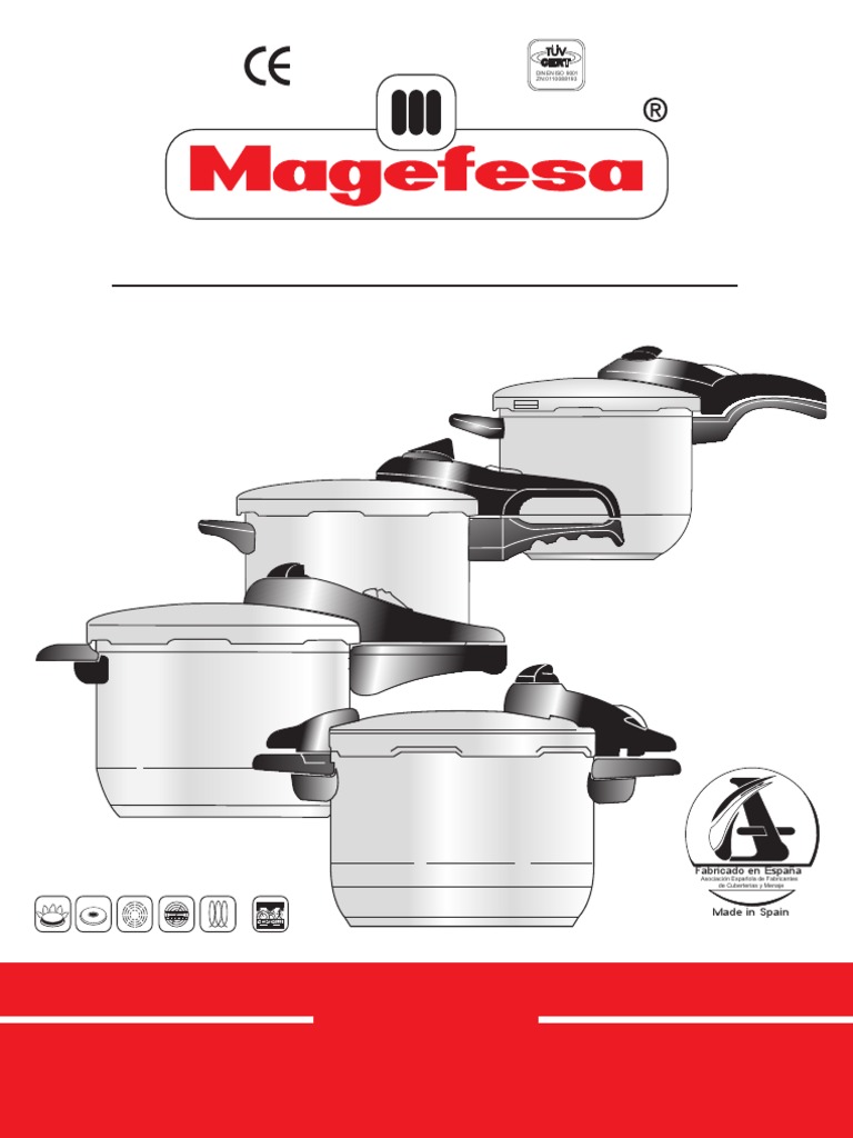 Instrucciones Olla Super Rapida Magefesa | Cocción a presión | Cocina