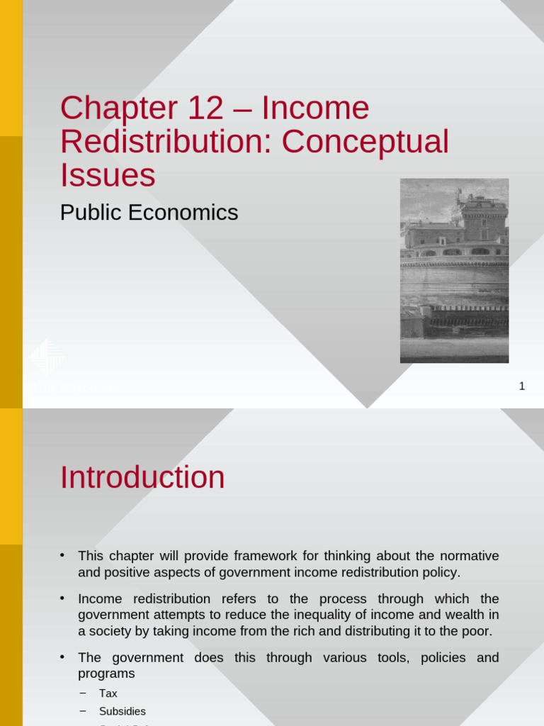 Chapter 12 - Public Finance | PDF | Redistribution Of Income And Wealth ...