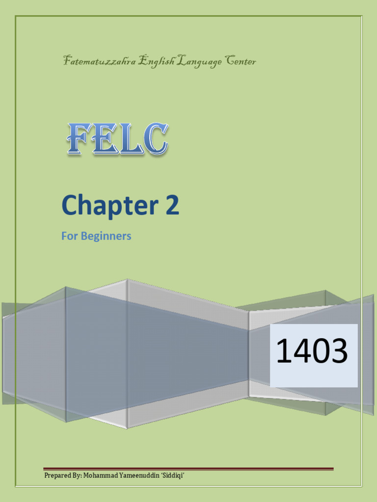 Chapter 2 For Beginners | PDF
