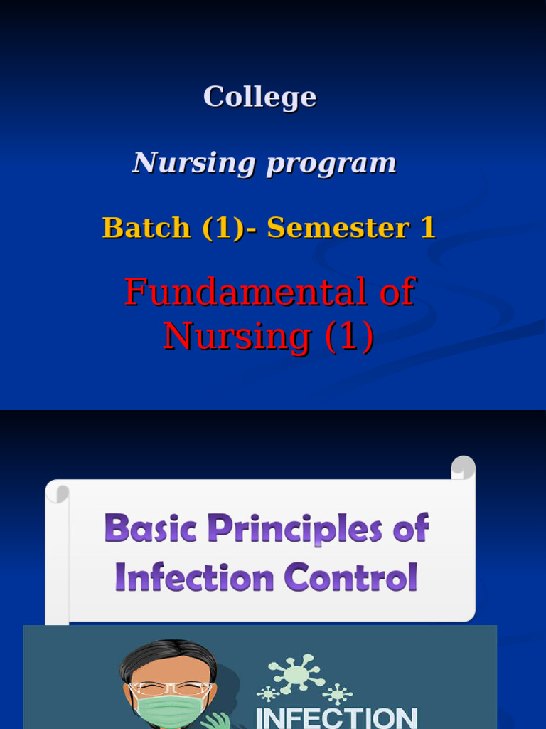 Infection Control | PDF