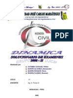 Resolucion de Examenes DINAMICA 2008-II