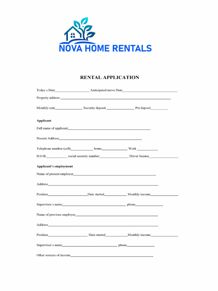 Rentals Application | PDF