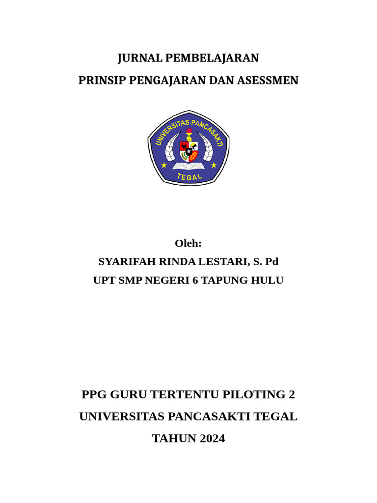 Jurnal Pembelajaran | PDF