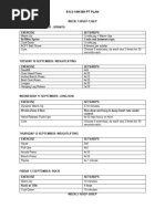 C Co Weekly Battle Rhythm Schedule | PDF