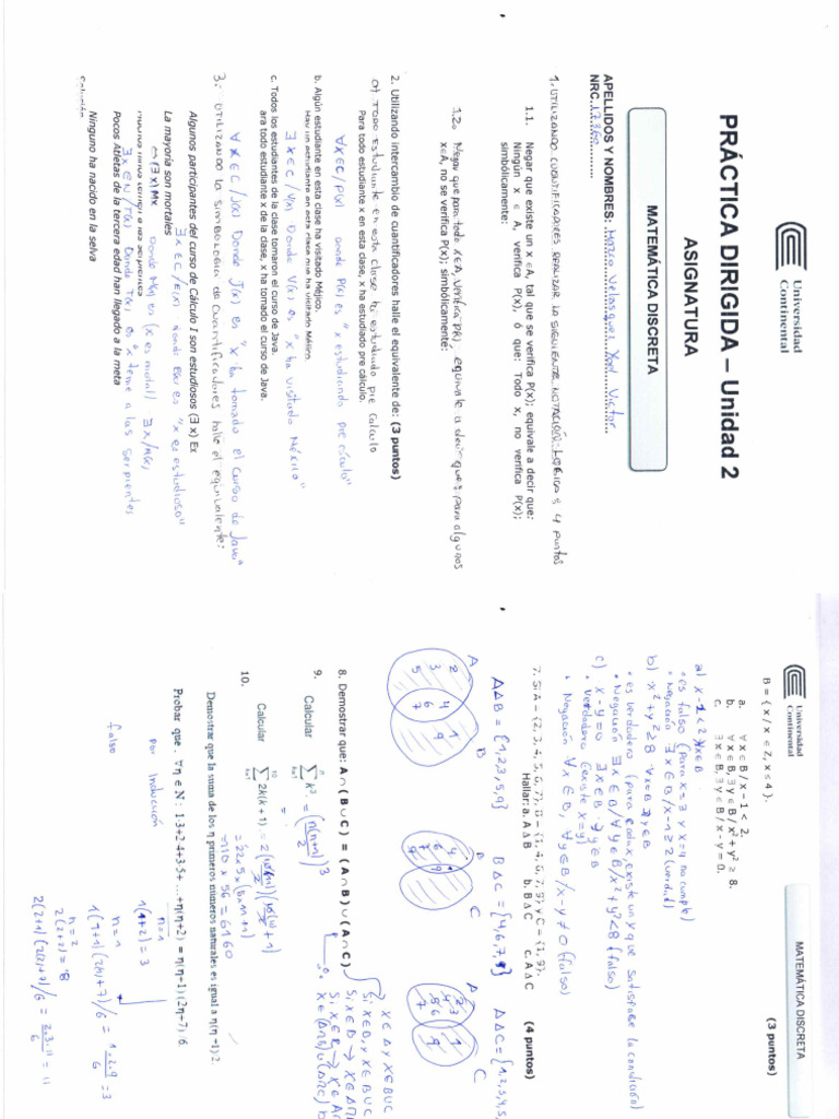 Practica Dirigida Unidad 2 | PDF