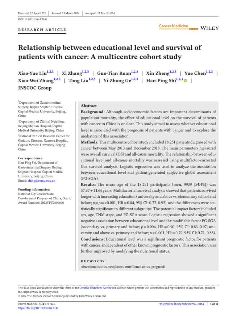 Relationship Between Education Pdf