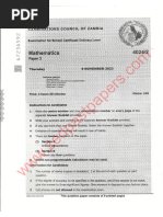 Grade 11 2019 November Maths Paper 2 | PDF