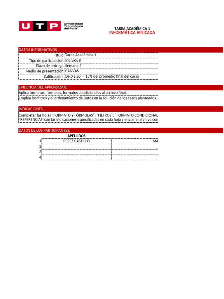 Ta1 - Informatica Aplicada | PDF