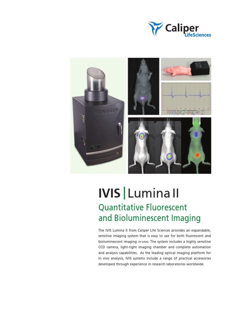 Lumina II: Quantitative Fluorescent and Bioluminescent Imaging | PDF