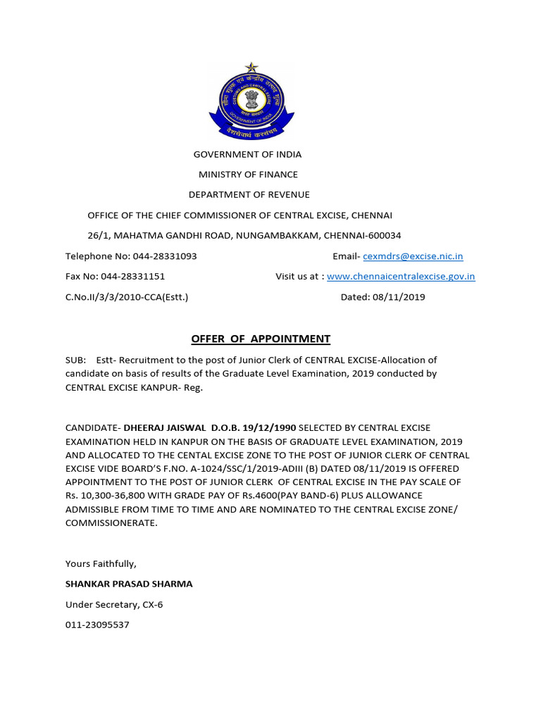 Government of India | PDF