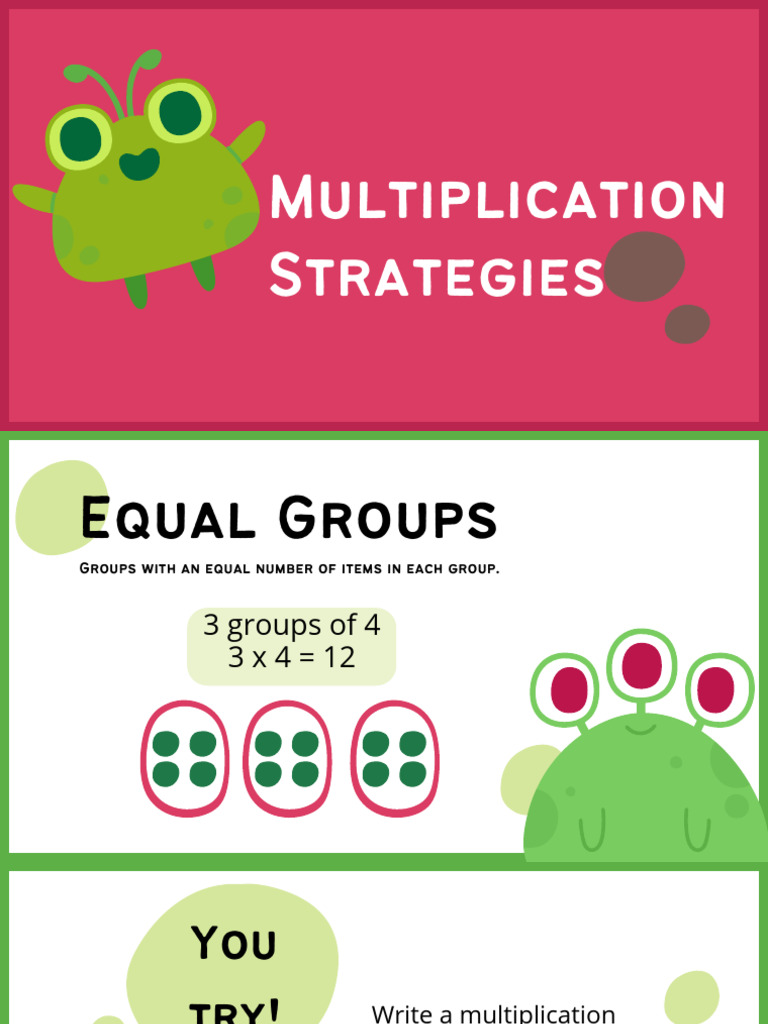 Multiplication Strategies PDF