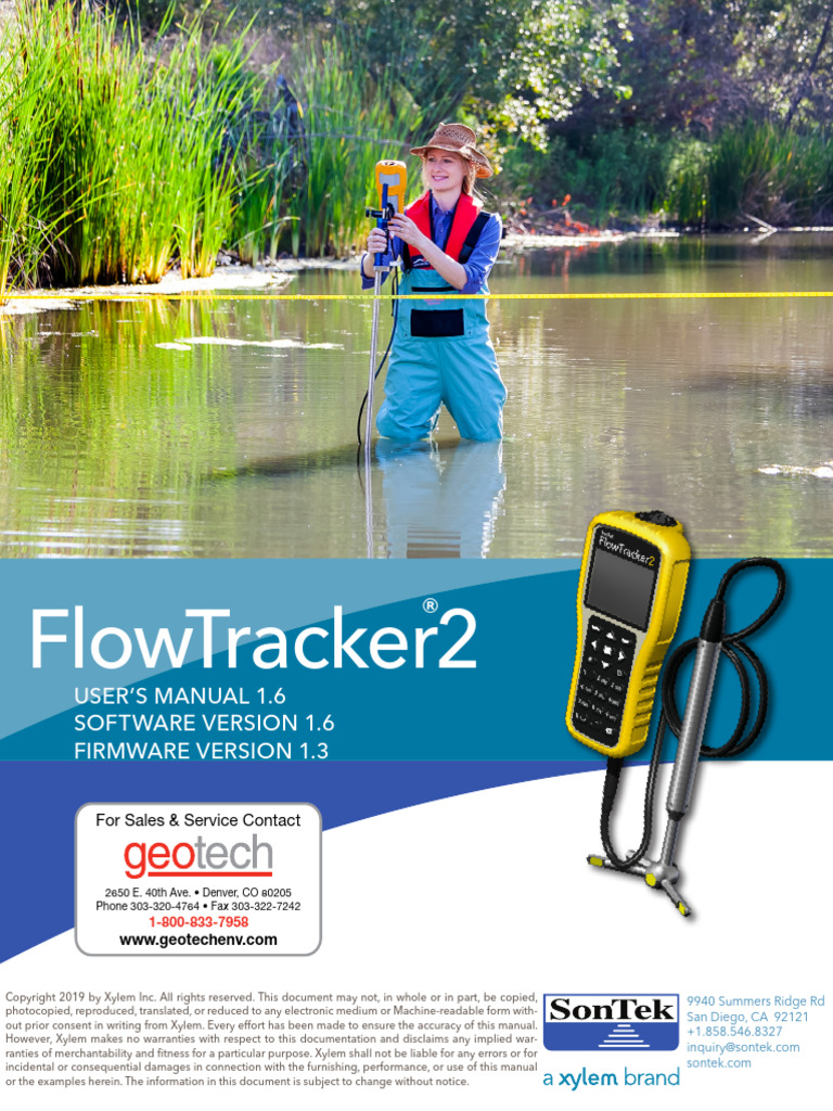 Sontek Flowtracker2 Manual | PDF
